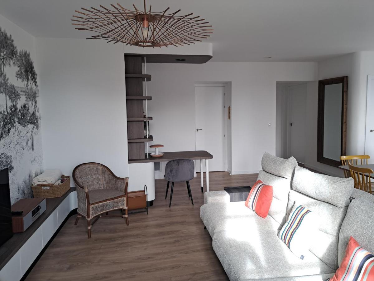 Superbe Appartement T3 Au Centre Plage .Parking Hendaye Bagian luar foto